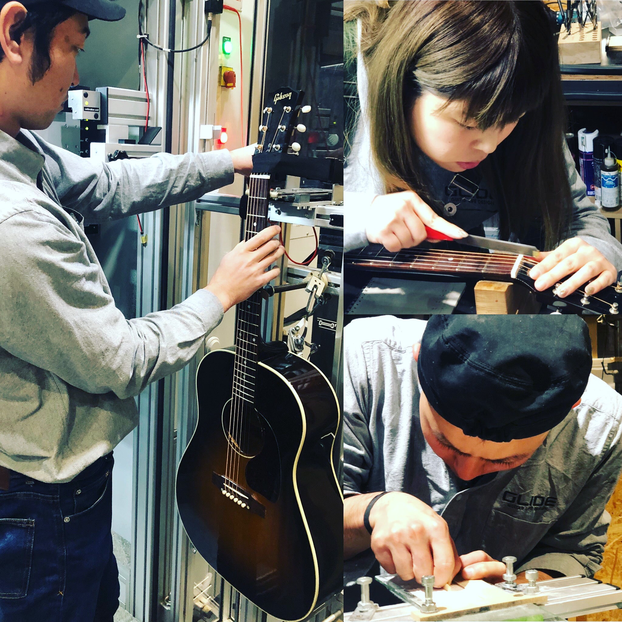 Gibson J-45 への、PLEK を活用した調整 – GLIDE